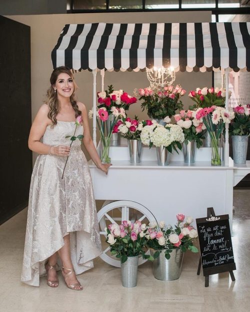 Large Flower Cart