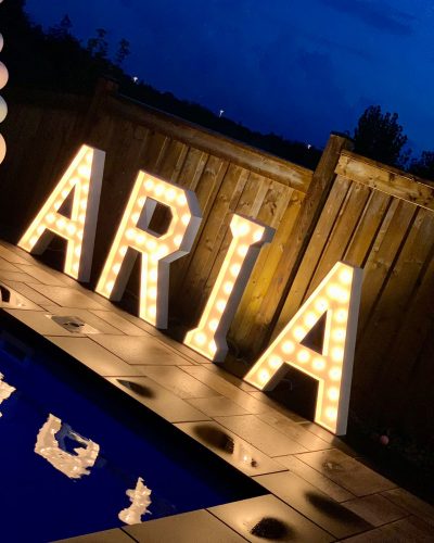 36" Marquee light up ARIA