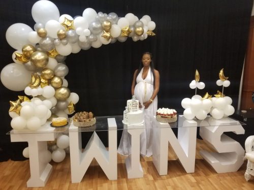 Marquee TWINS Letter Table